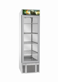 Gram MIDI FG 425 LSH 4W - Freezer with Glass Door